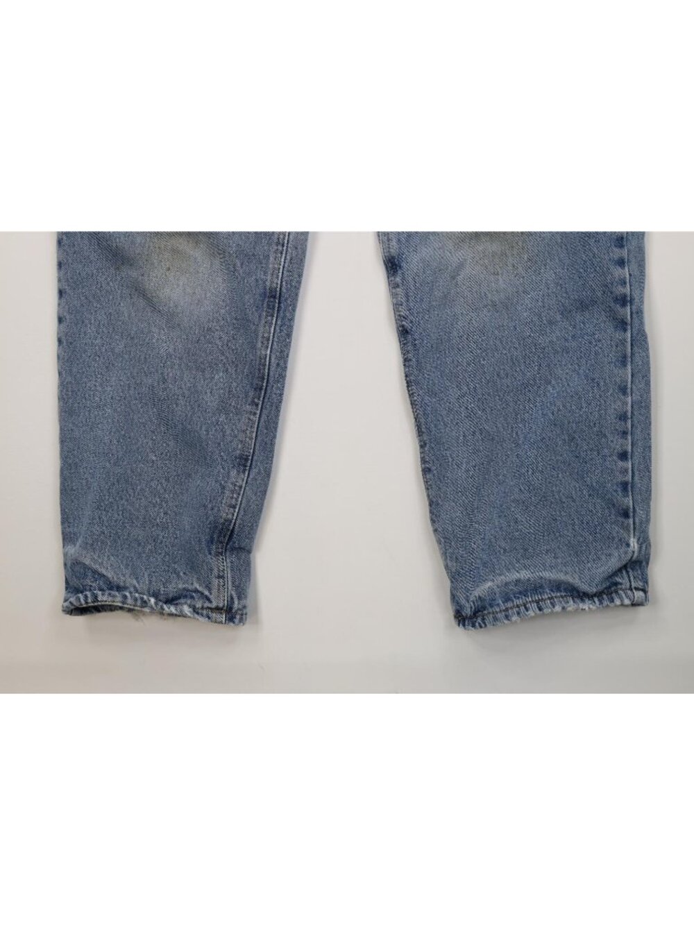Vintage 90s Cabelas Mens 32x30 Distressed Heavyweight Fleece Lined Denim Jeans - Picture 5 of 16